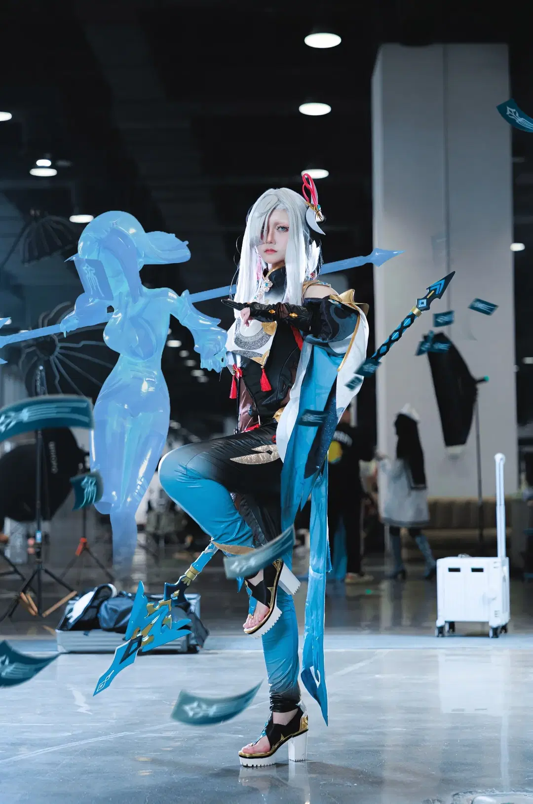 【Shenhe cosplay】Genshin Impact Shenhe Convention Photos Sharing by 番茄猫猫 - Image 7