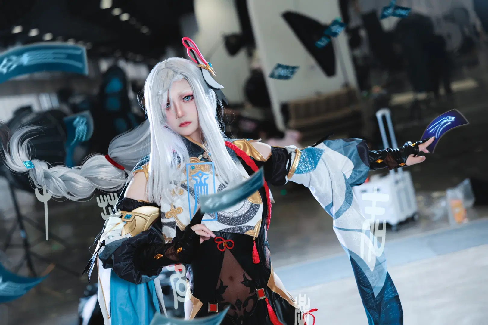 【Shenhe cosplay】Genshin Impact Shenhe Convention Photos Sharing by 番茄猫猫 - Image 8