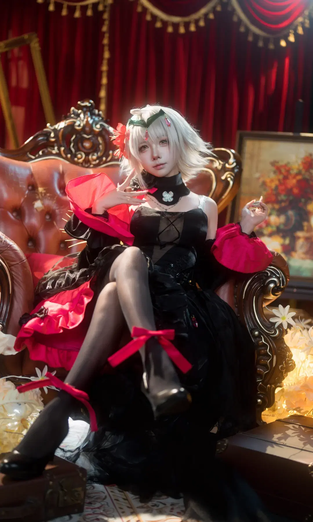 【Jeanne d'Arc (Alter) cosplay】Fate/Grand Order Avenger's Flames & Dark Romance: Glamorous Retro & Gothic Style (Stockings Cosplay) by 朝日六六花 - Image 5
