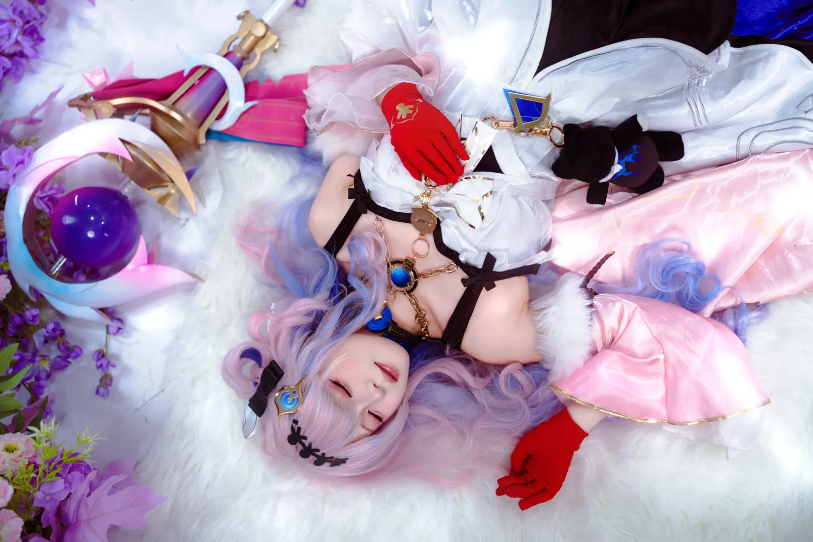 【ダーニャ コスプレ】『鳴潮』のヤーヤ、キャンドルが立ったバースデークリームケーキをご馳走してね - RyanSDGD - 2枚目