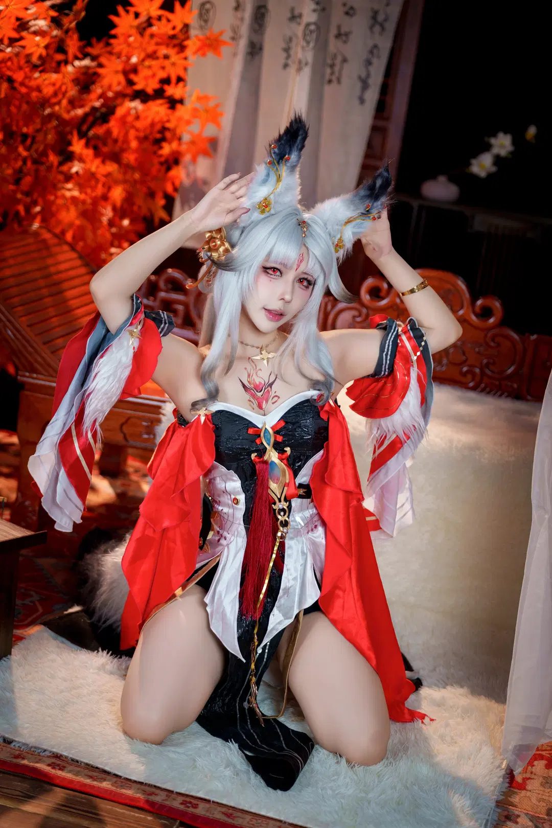【心月狐コスプレ】『鳴潮』玄方の長夜、月を踏みしめて訪れる狐影 - RyanSDGD - 4枚目