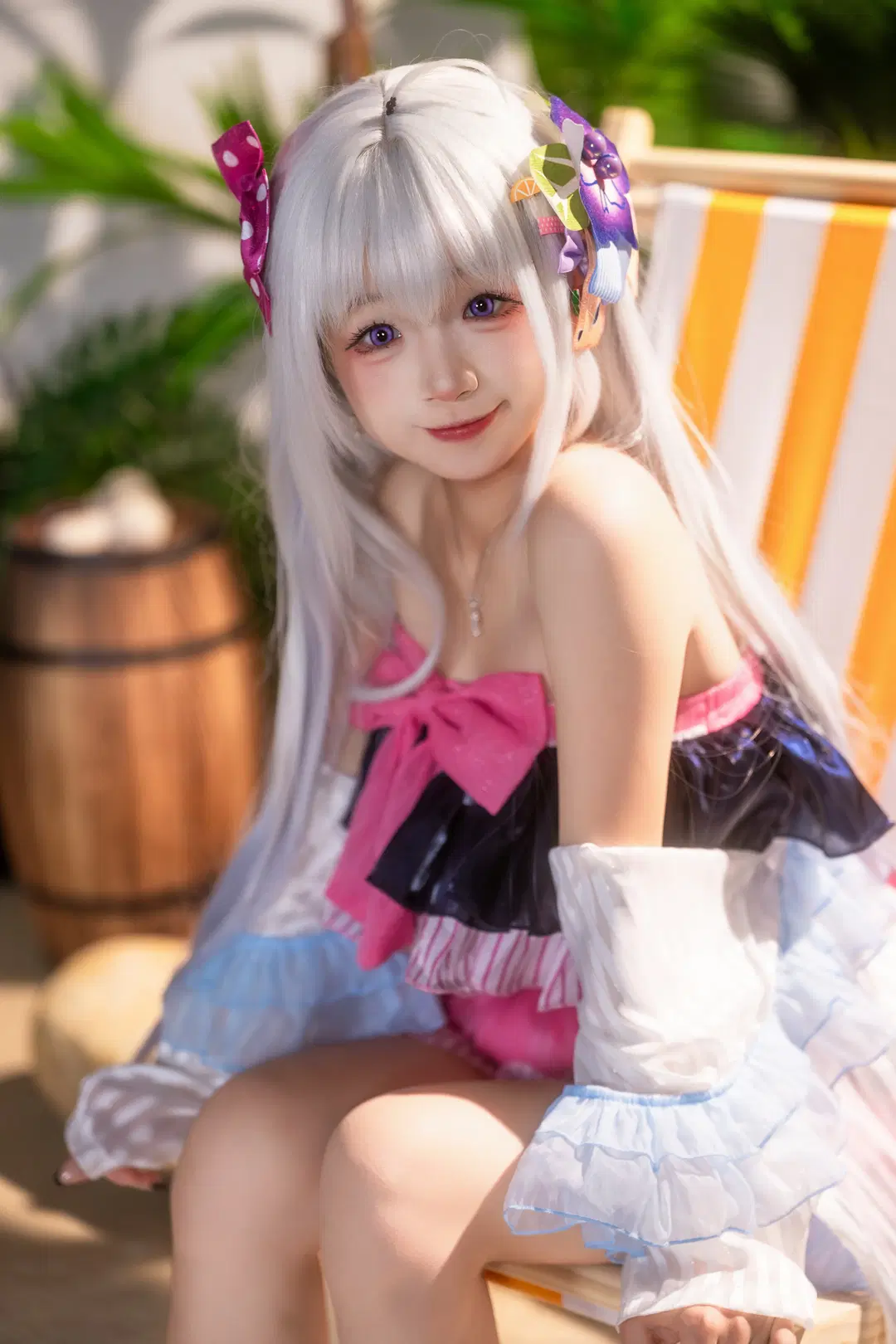 【白洲梓cos】蔚蓝档案水着少女的夏日浪漫 - RyanSDGD - 第2张