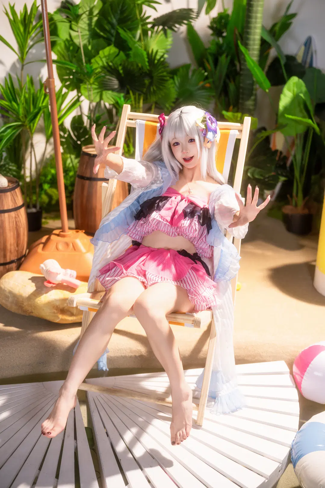 【白洲梓cos】蔚蓝档案水着少女的夏日浪漫 - RyanSDGD - 第3张