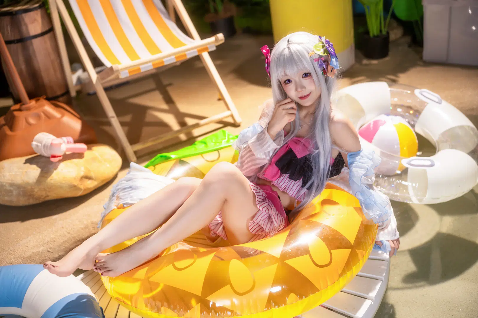【白洲梓cos】碧蓝档案的夏日泳装清凉记录 - RyanSDGD - 第4张