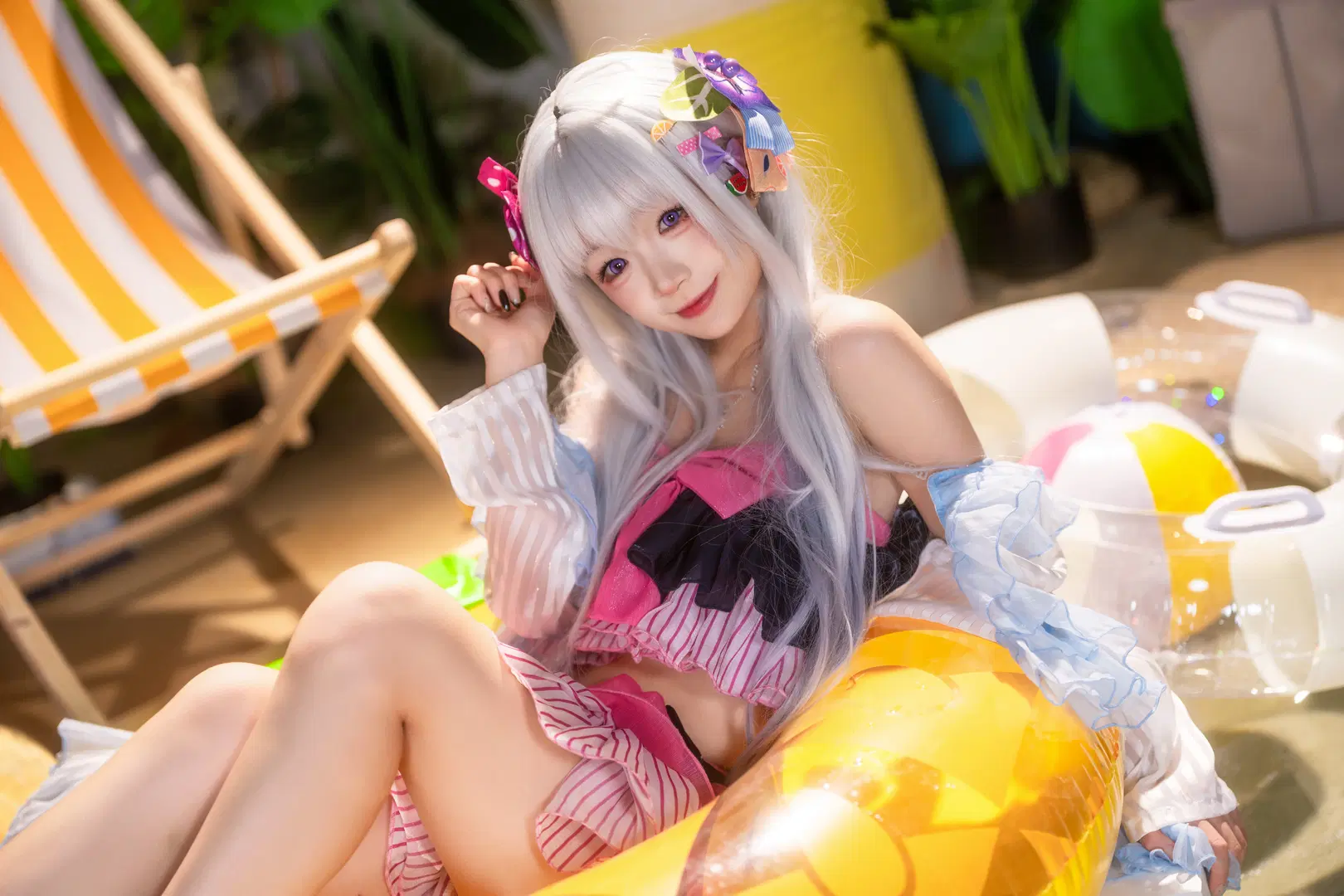 【白洲梓cos】碧蓝档案的夏日泳装清凉记录 - RyanSDGD - 第6张