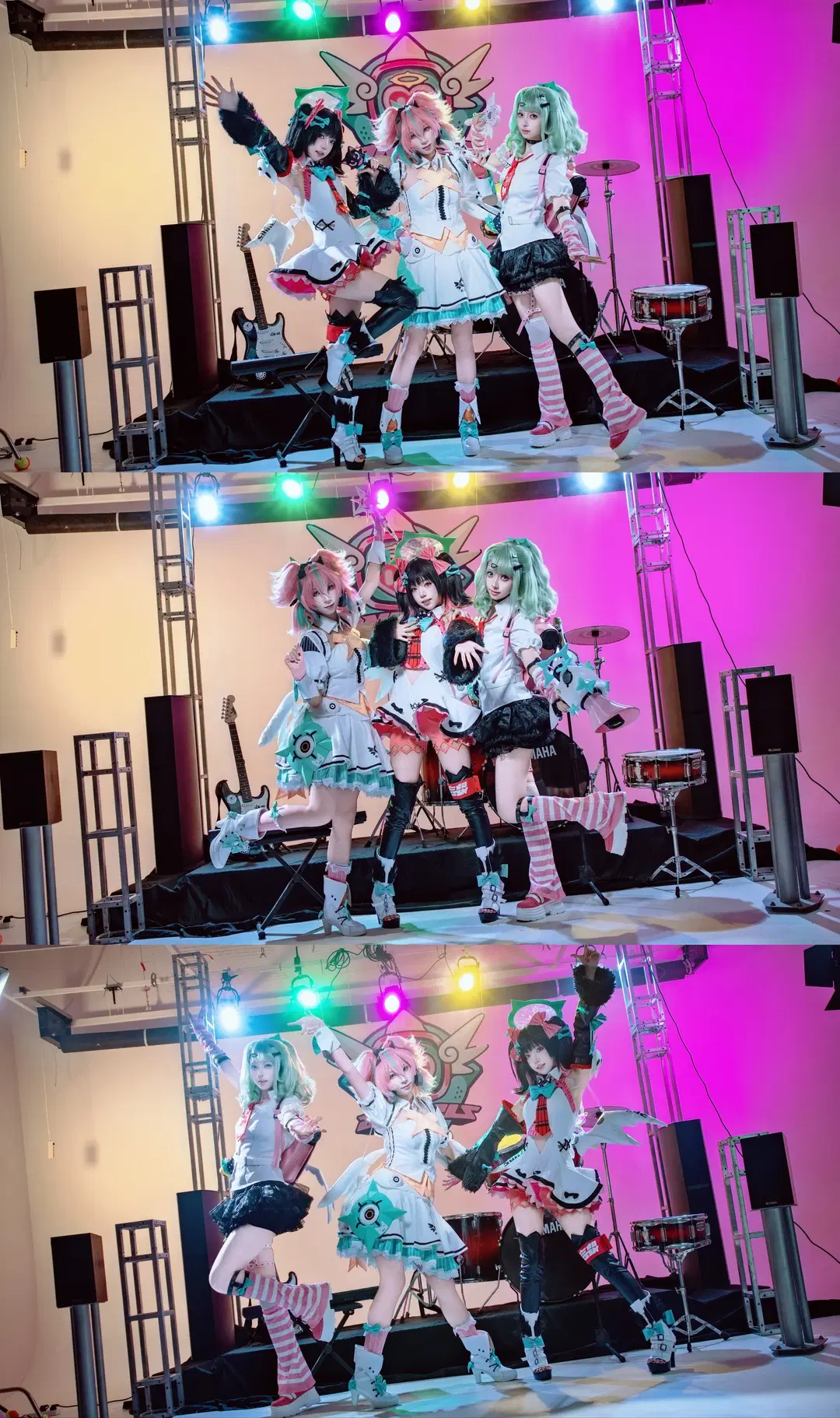 【千夏蕾咪cos】绝区零妄想天使三人组的舞台Live - 黑爱势力登场 - 第6张