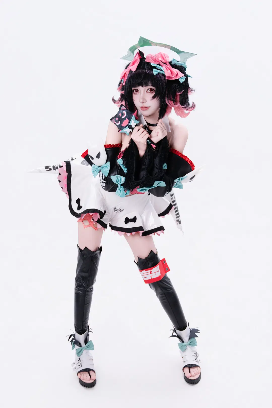 【南宫羽cos】绝区零这套打歌服细节真的太耐看了 - 黑爱势力登场 - 第3张