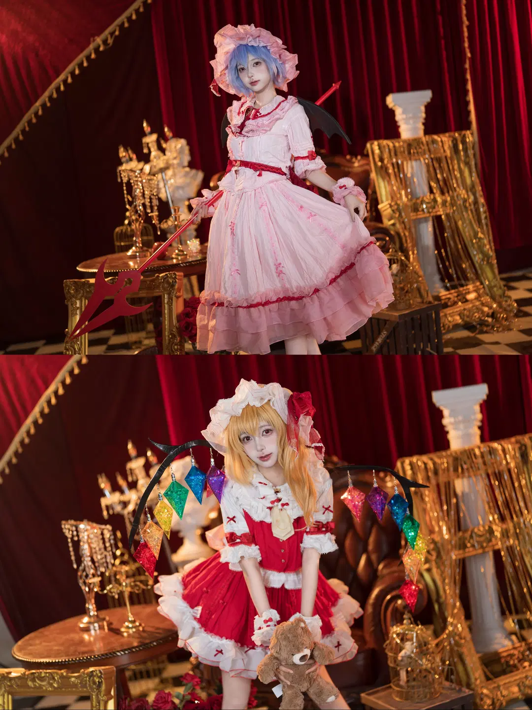 【蕾米莉亚cos】东方红魔乡红魔馆双子吸血鬼日常分享 - 黑爱势力登场 - 第2张