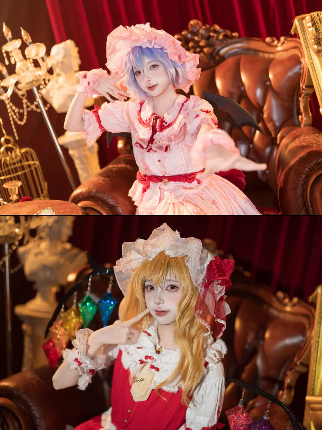 【蕾米莉亚cos】东方红魔乡红魔馆双子吸血鬼日常分享 - 黑爱势力登场 - 第4张