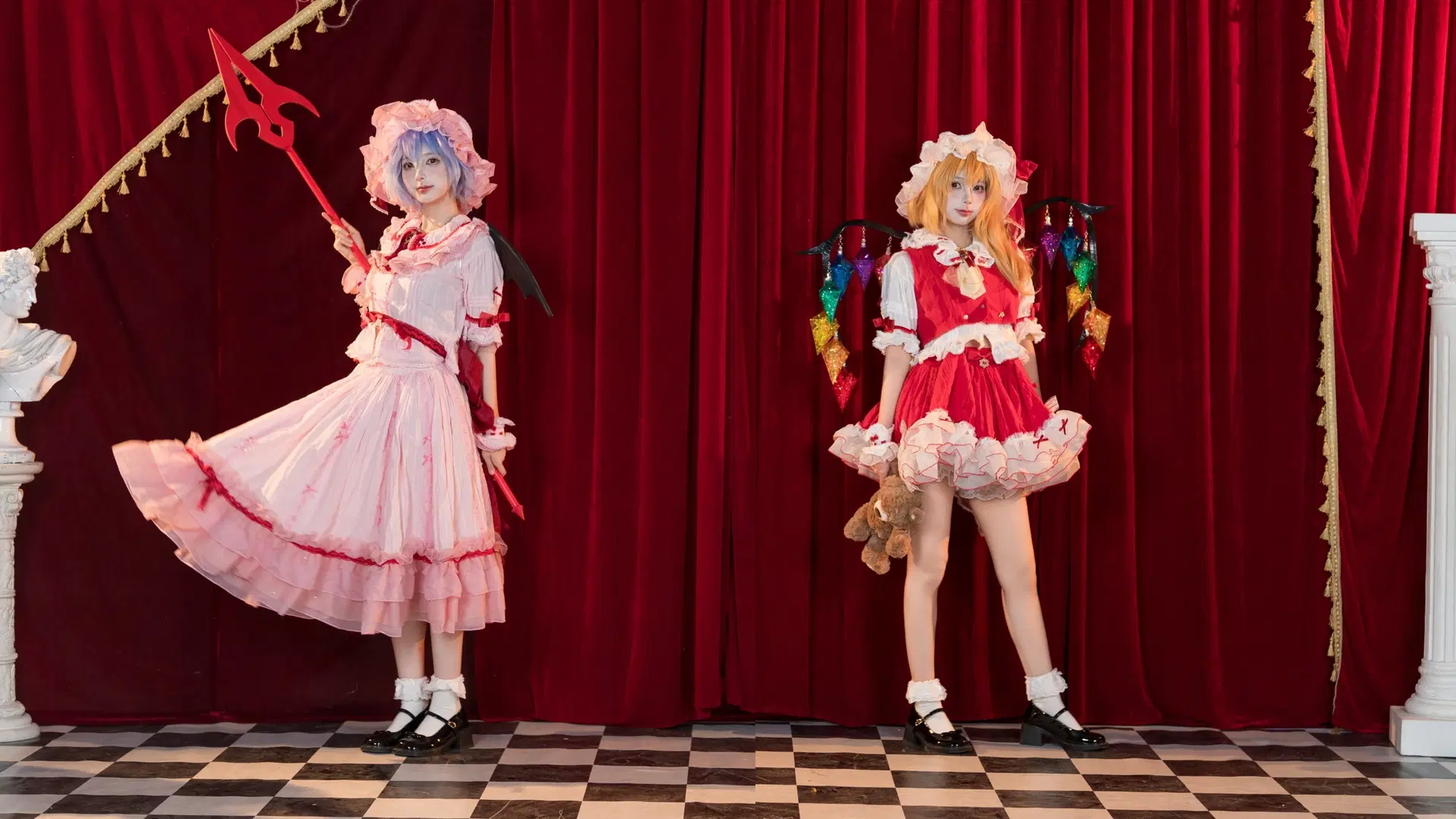 【蕾米莉亚cos】东方红魔乡红魔馆双子吸血鬼日常分享