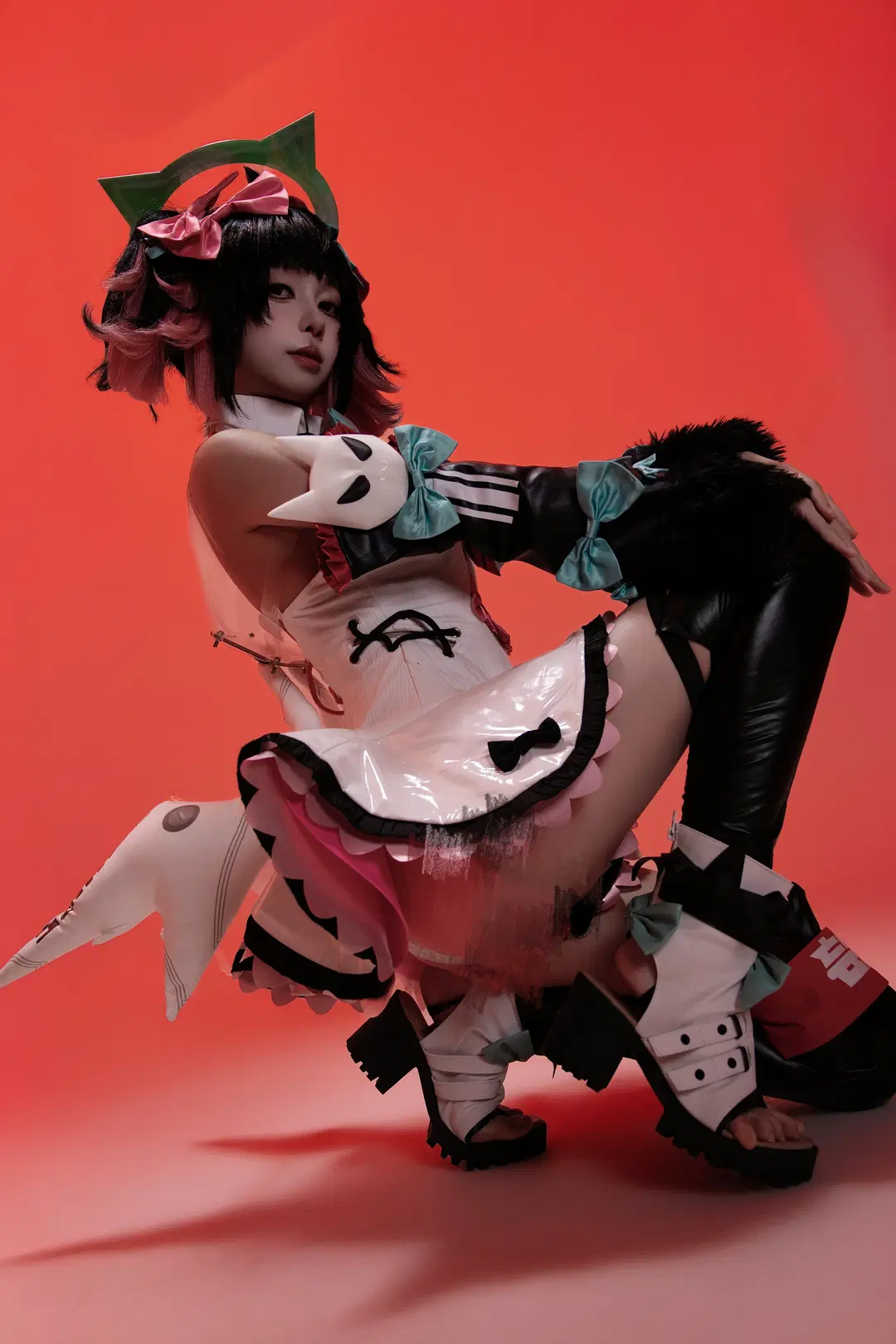 【南宮羽cos】絕區零白棚動作參考，天使的傷痕拍攝記錄 - 黑爱势力登场 - 第10張
