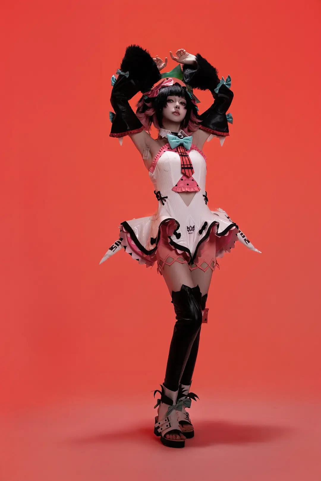 【南宮羽cos】絕區零白棚動作參考，天使的傷痕拍攝記錄 - 黑爱势力登场 - 第8張