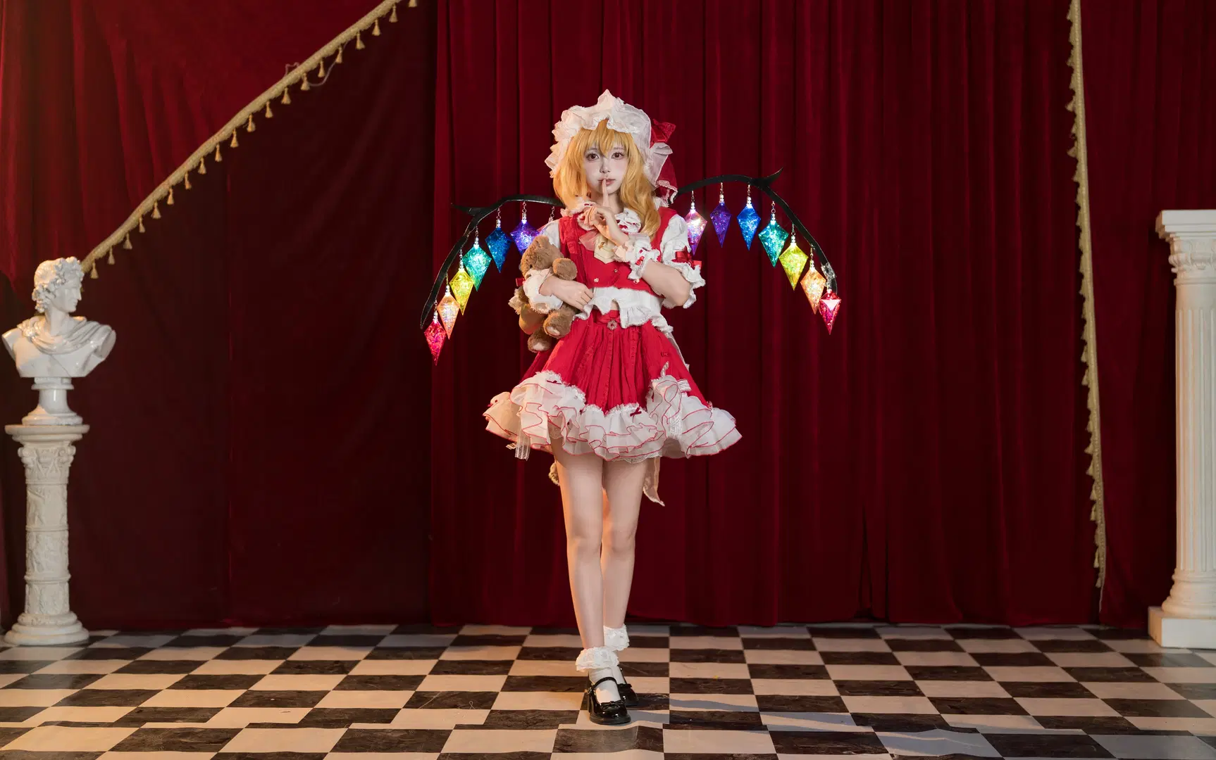 【芙蘭朵露cos】東方紅魔鄉的舞臺定格瞬間 - 黑爱势力登场 - 第6張