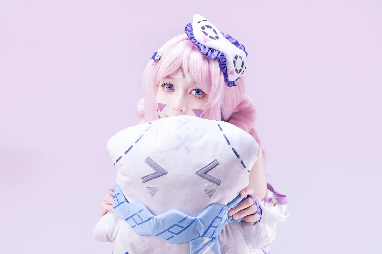 [Citlali cosplay] Genshin Impact Nocturnal Whispers of Stars and Smoke: Pink Twin Tails Are Pure Sweetness by 黑爱势力登场 - Image 3