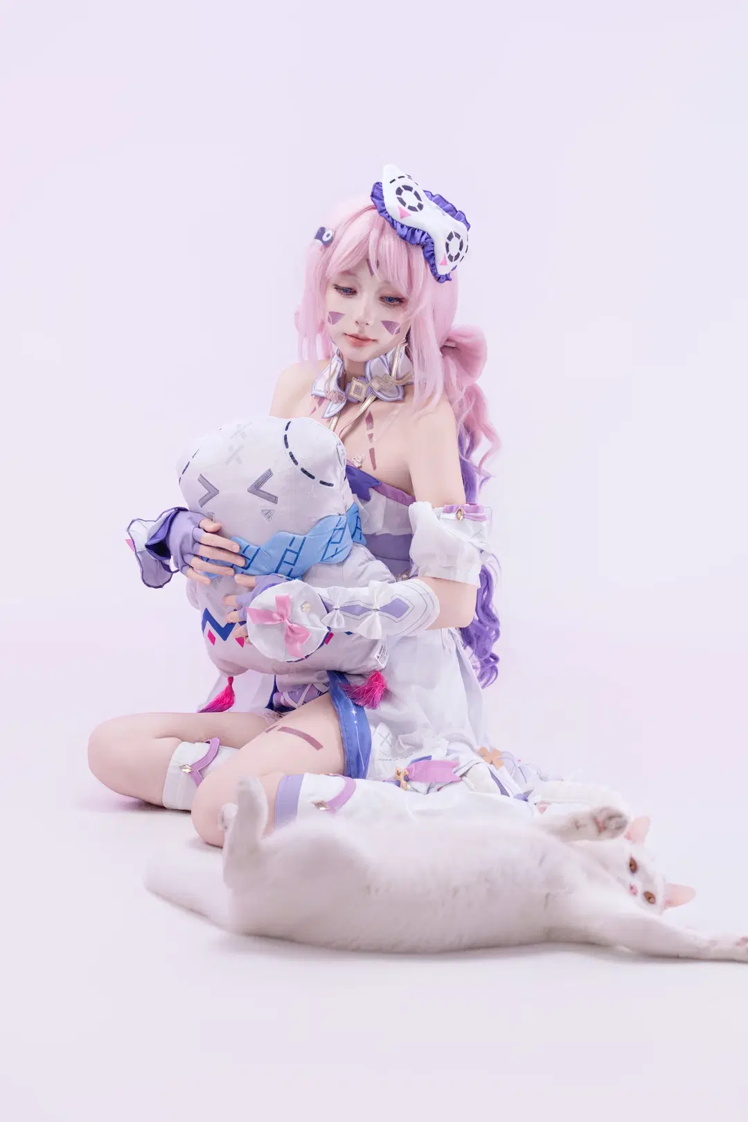 [Citlali cosplay] Genshin Impact Nocturnal Whispers of Stars and Smoke: Pink Twin Tails Are Pure Sweetness by 黑爱势力登场 - Image 6