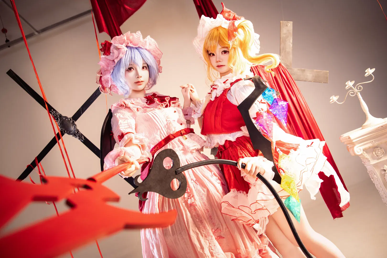 【レミリアコスプレ】東方紅魔郷 紅魔館の姉妹が過ごす午後のひととき - 黑爱势力登场 - 4枚目