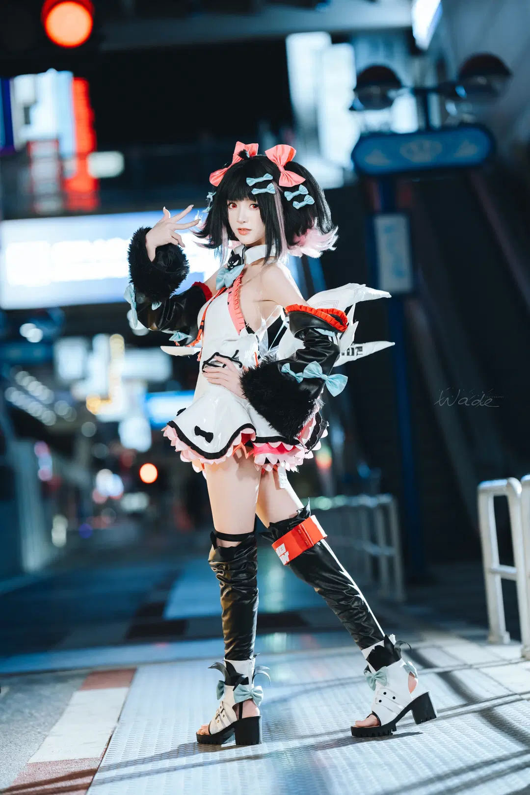 绝区零, cosplay, 夜景街拍, 南宫队长cos, 广佛约拍