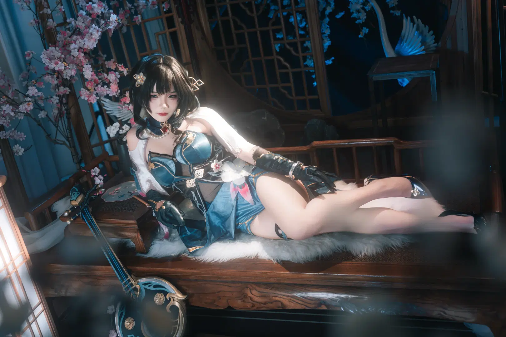 [Ruan Mei cosplay] The detached traditional Chinese style beauty in Honkai: Star Rail by 易木 - Image 3