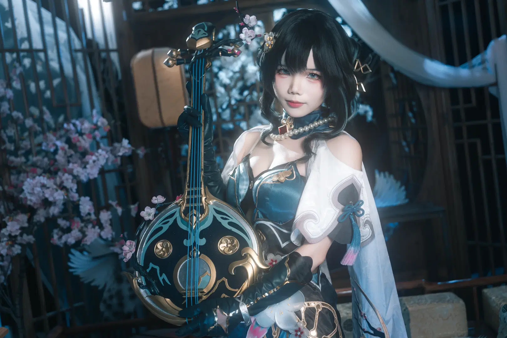 [Ruan Mei cosplay] The detached traditional Chinese style beauty in Honkai: Star Rail by 易木 - Image 4