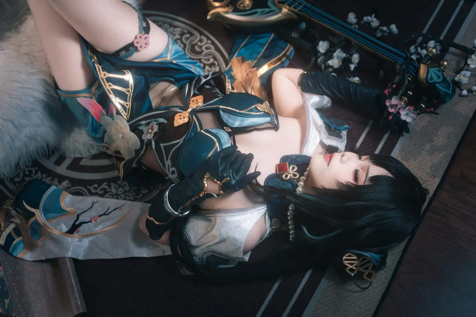 [Ruan Mei cosplay] The detached traditional Chinese style beauty in Honkai: Star Rail by 易木 - Image 5