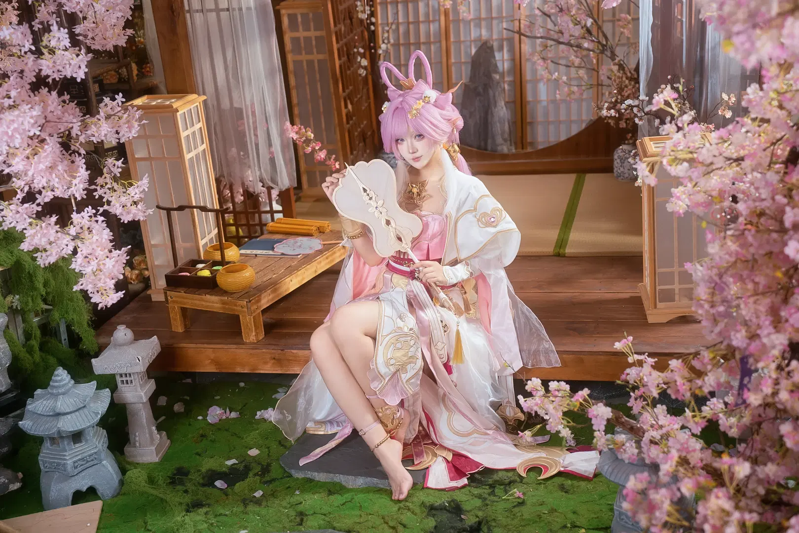 [Elysia Cosplay] The Pink Elf Miss of Mid-Autumn by 📷易木 - Image 4