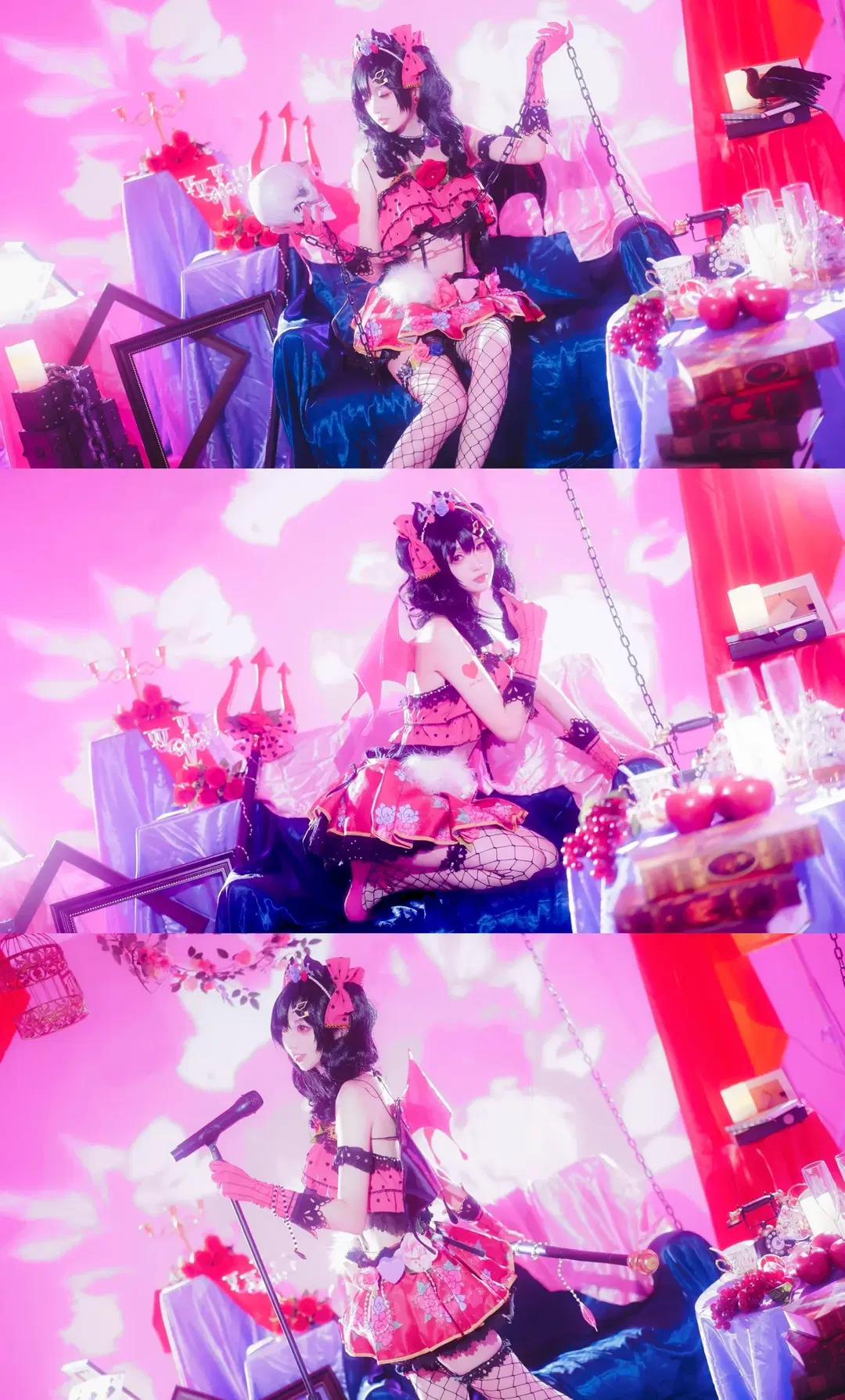 【矢澤妮可cos】lovelive粉色小惡魔正片 - 汤圆不吃蛋黄 - 第2張