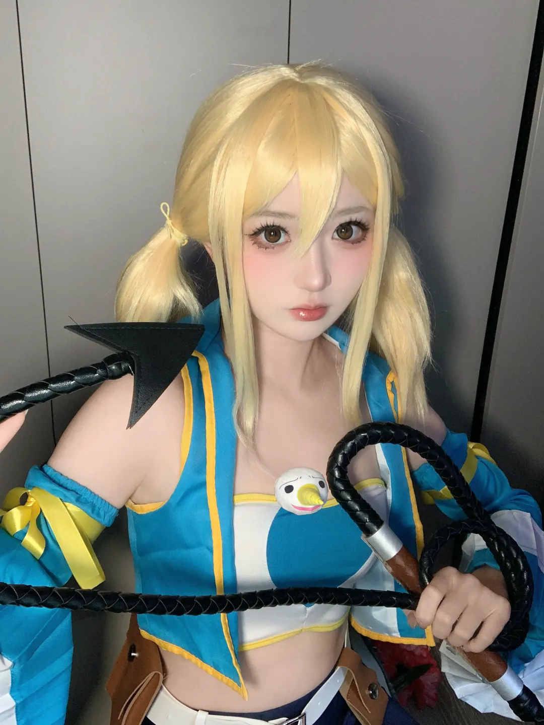 二次元cos, 金髮雙馬尾, 妖精的尾巴, 星靈魔導士, 露西·哈特菲利亞cos - 第3張