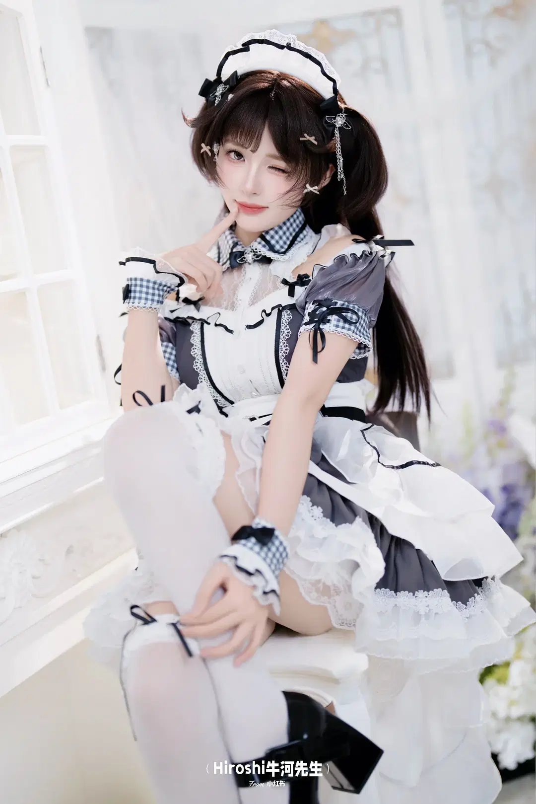 Malymoon风女仆装cos，阳光下的发呆日记 - Hiroshi牛河先生 - 第6张