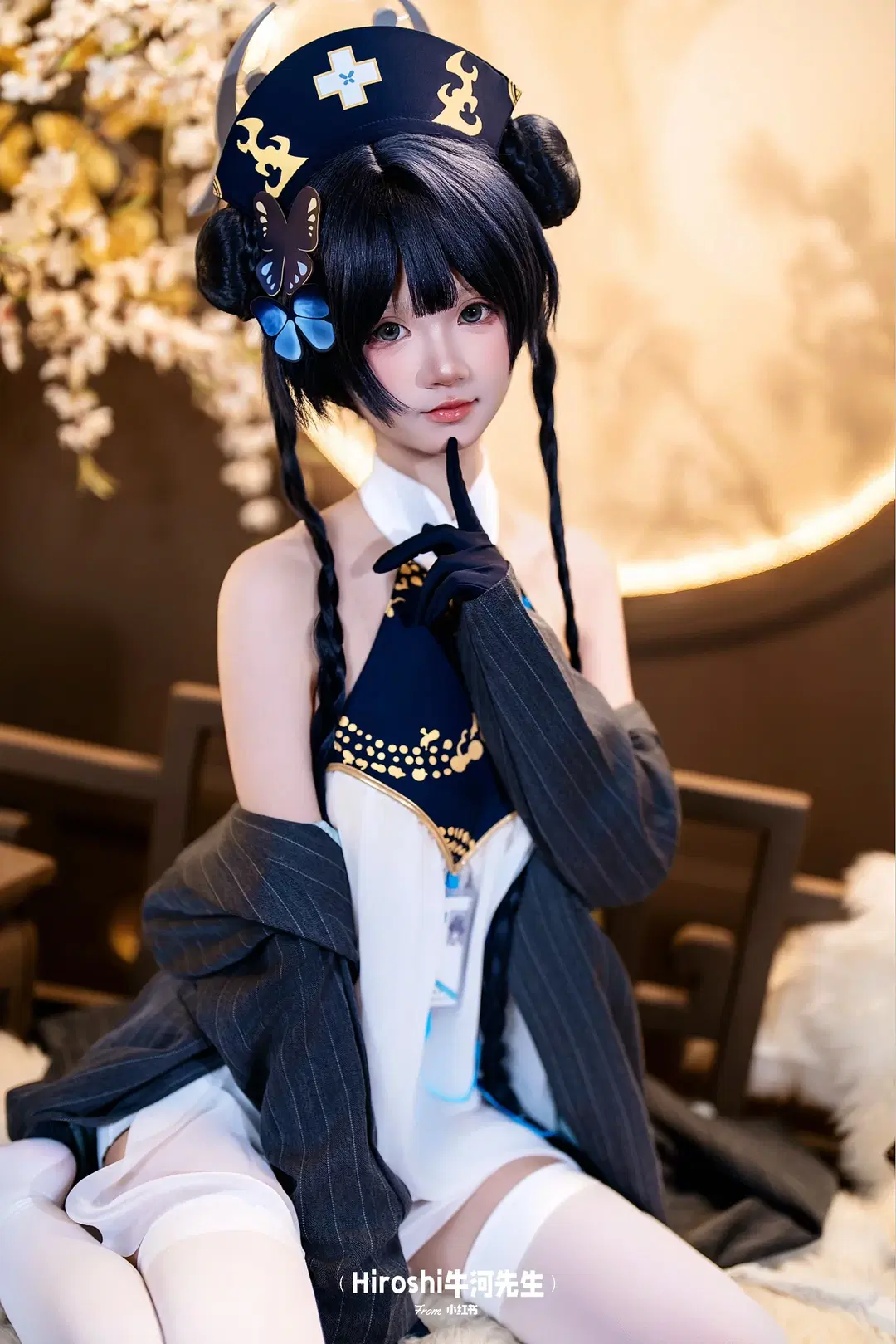 【竜華キサキ コスプレ】ブルーアーカイブ 古風な空間で微睡むアンニュイなひととき - Hiroshi牛河先生 - 5枚目