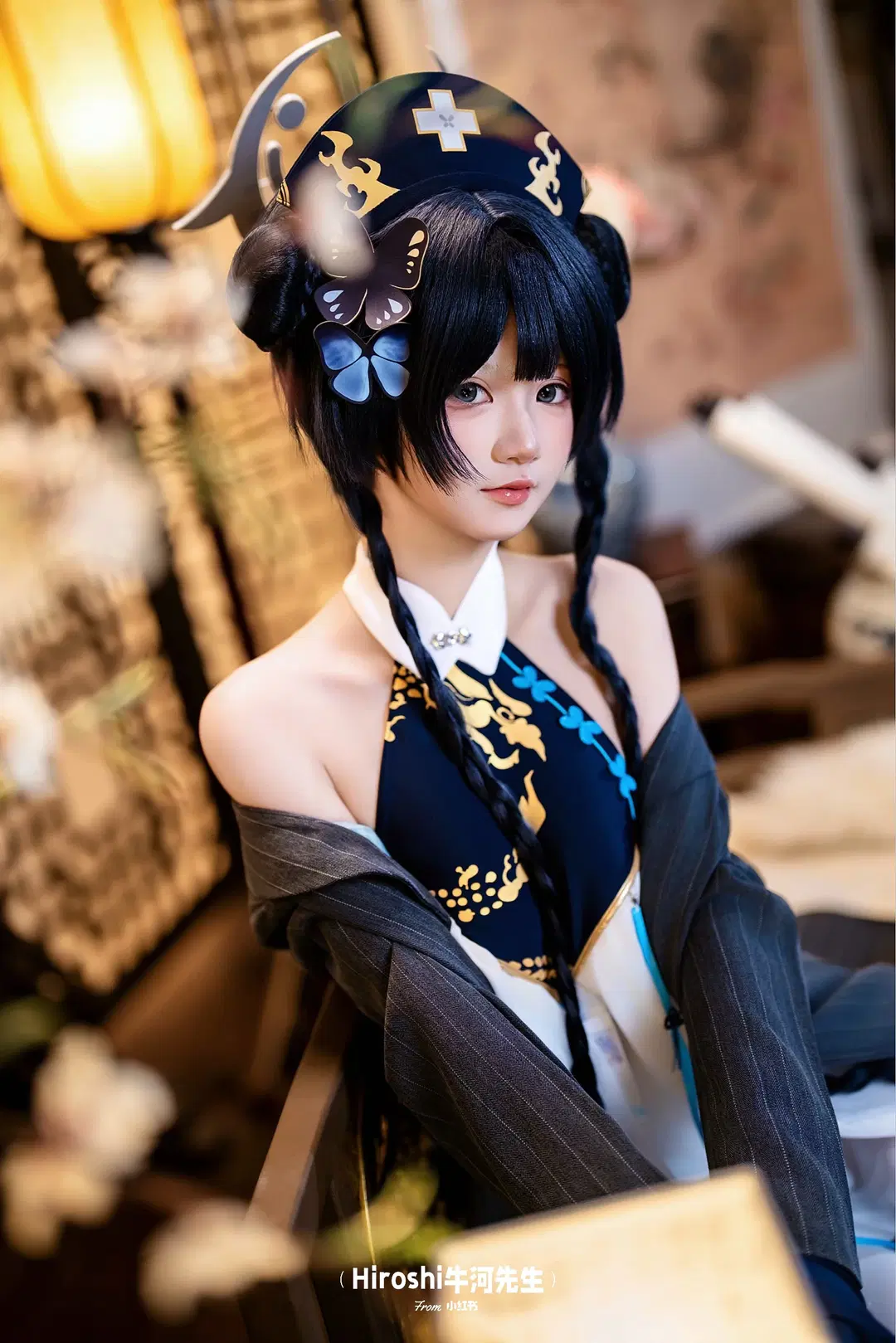 【竜華キサキ コスプレ】ブルーアーカイブ 古風な空間で微睡むアンニュイなひととき - Hiroshi牛河先生 - 6枚目