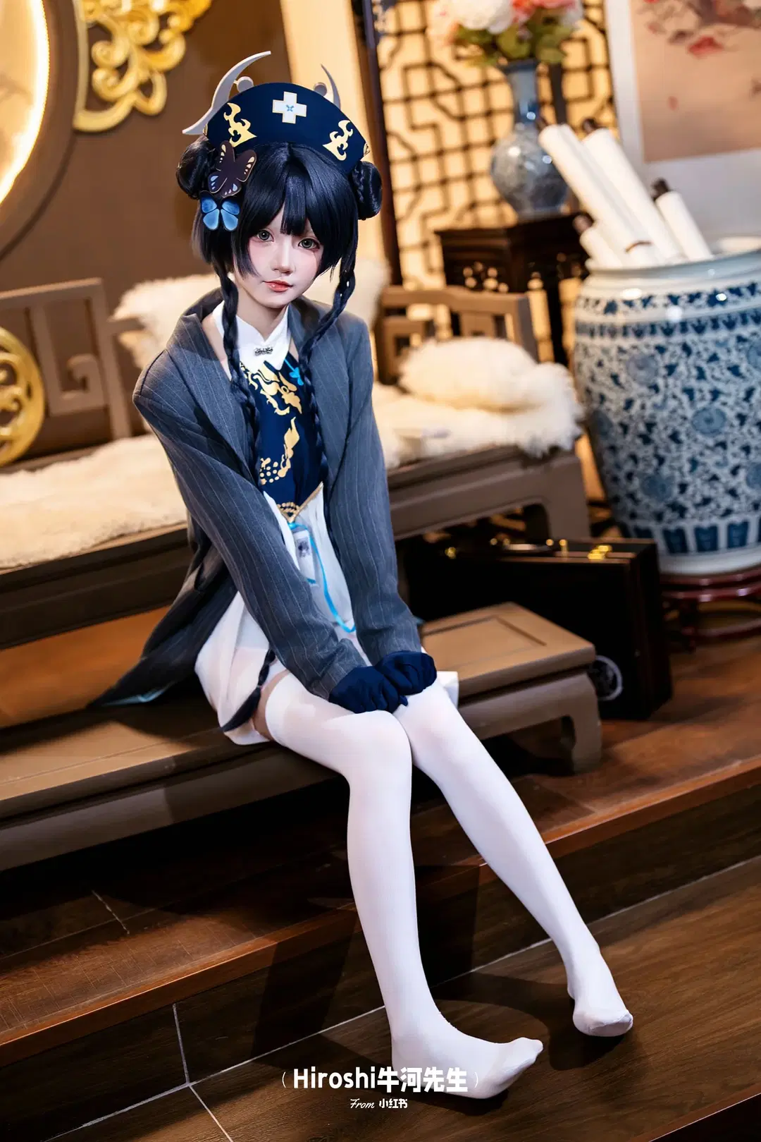 【竜華キサキ コスプレ】ブルーアーカイブ 古風な空間で微睡むアンニュイなひととき - Hiroshi牛河先生 - 9枚目