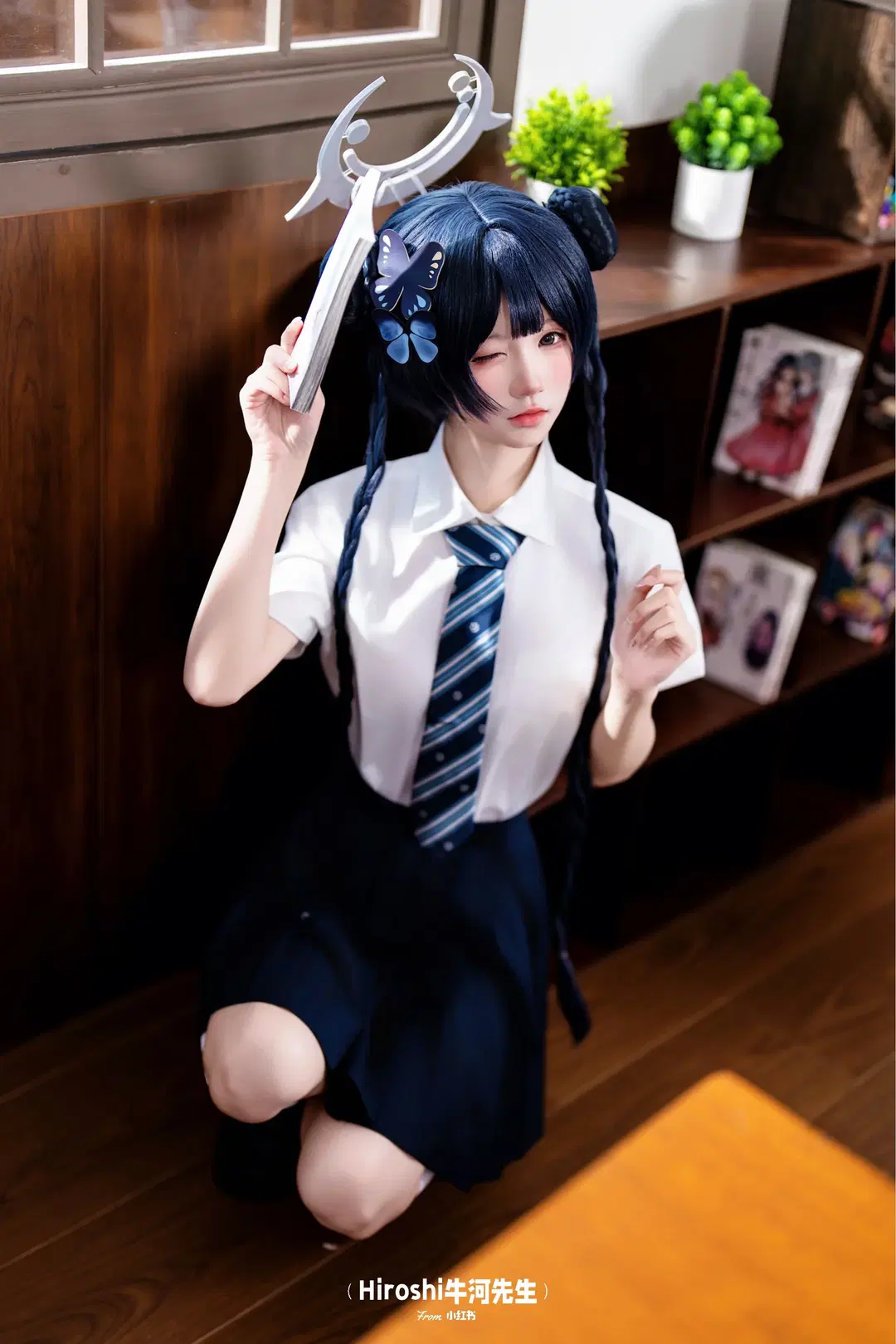 【Misaki cosplay】Blue Archive After-School JK uniform Headcanon / Original setting by Hiroshi牛河先生 - Image 4