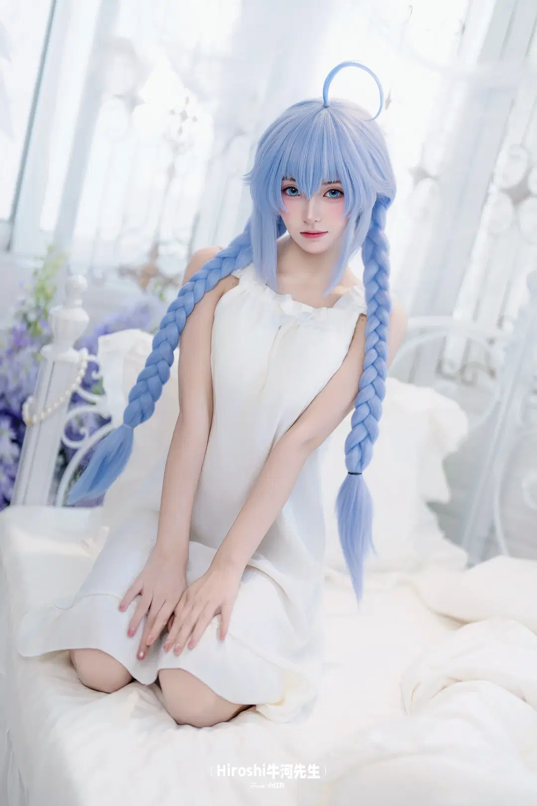 【洛琪希cos】无职转生私设，白裙麻花辫的慵懒日常 - Hiroshi牛河先生 - 第3张