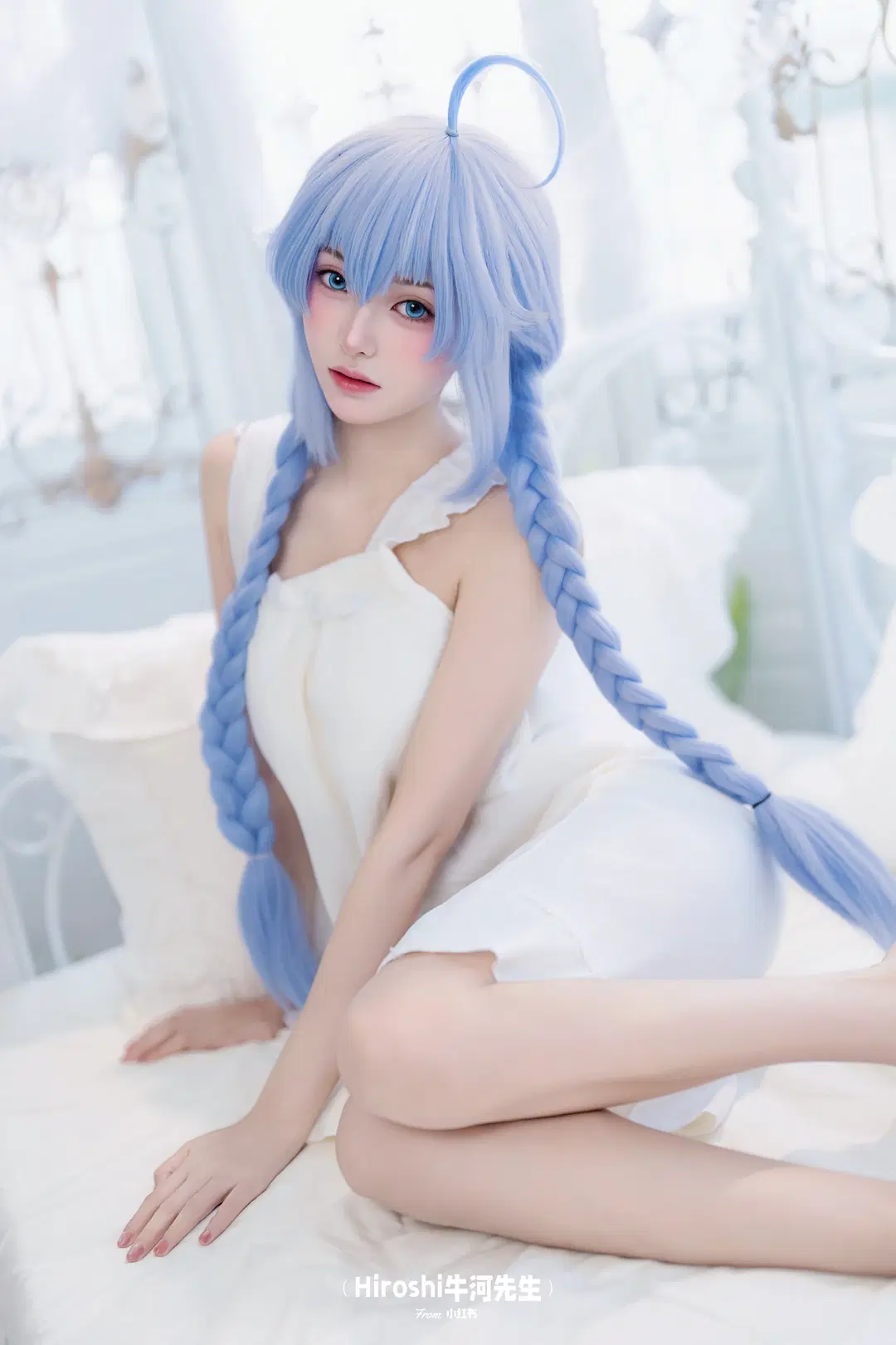 【洛琪希cos】无职转生私设，白裙麻花辫的慵懒日常 - Hiroshi牛河先生 - 第6张
