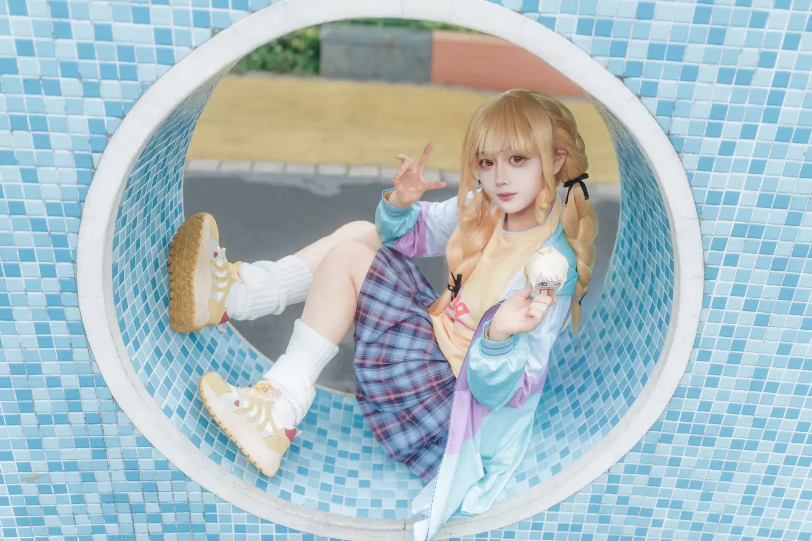 【Kotone Fujita cosplay】Weekend Playground Leisure Diary of the Blonde Punk by 休伊朗灵童转世 - Image 4