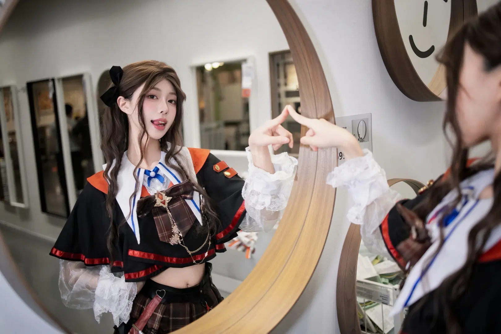 【玉玲珑cos】春日序曲里的一抹红黑反差 - 晓歪xyyy - 第5张