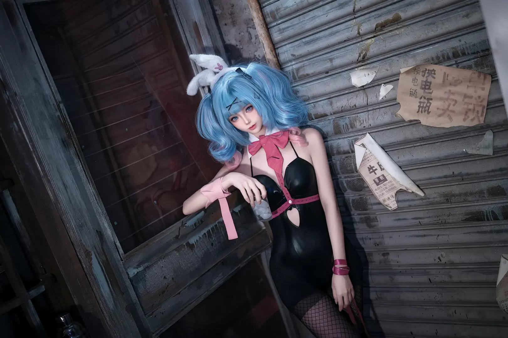 【初音ミクコスプレ】ラビットホールのダークなバニーガール - 晓歪xyyy - 4枚目