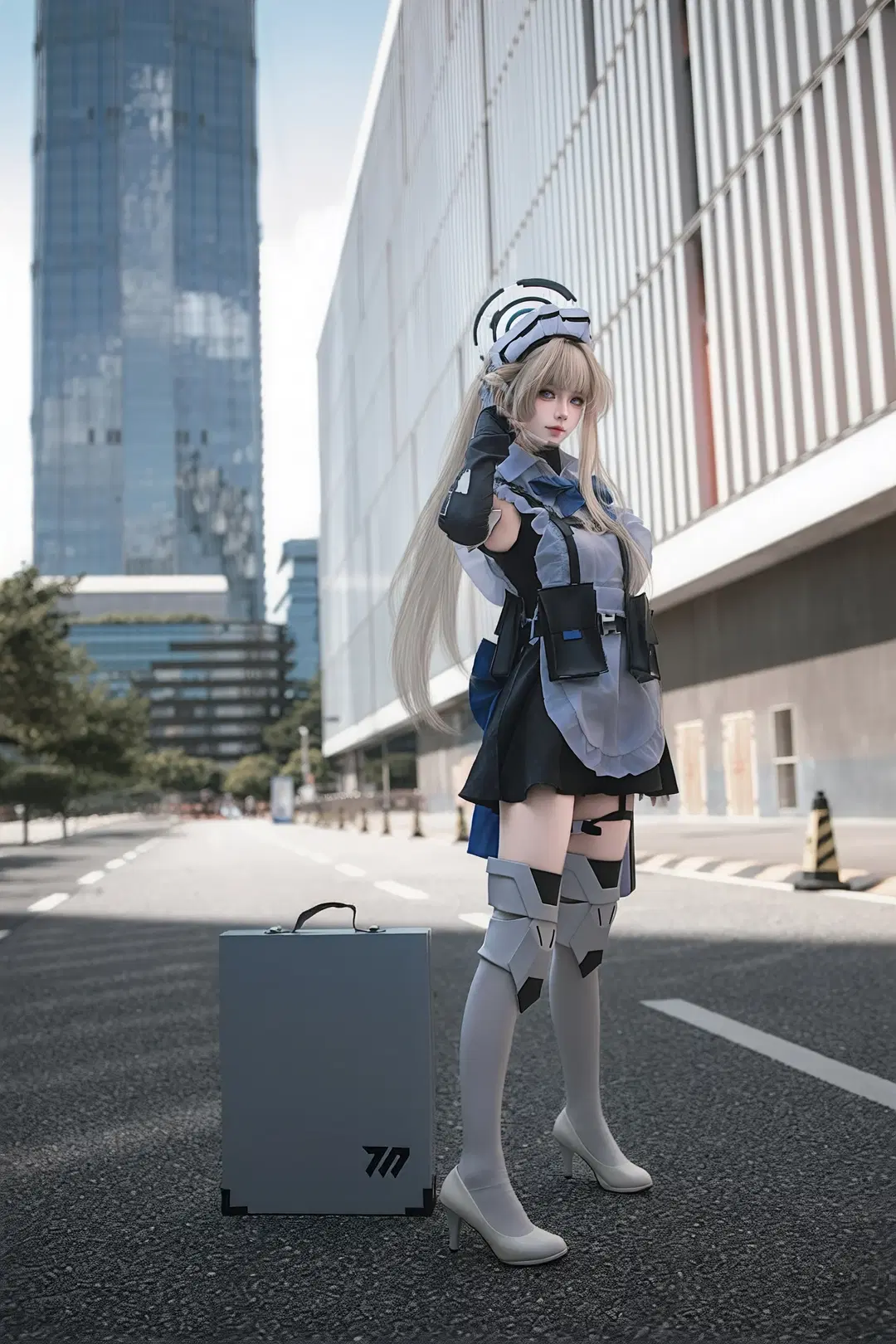 【飛鳥馬トキ コスプレ】『ブルーアーカイブ』都市型タクティカルスタイル撮影記録 - 晓歪xyyy - 3枚目
