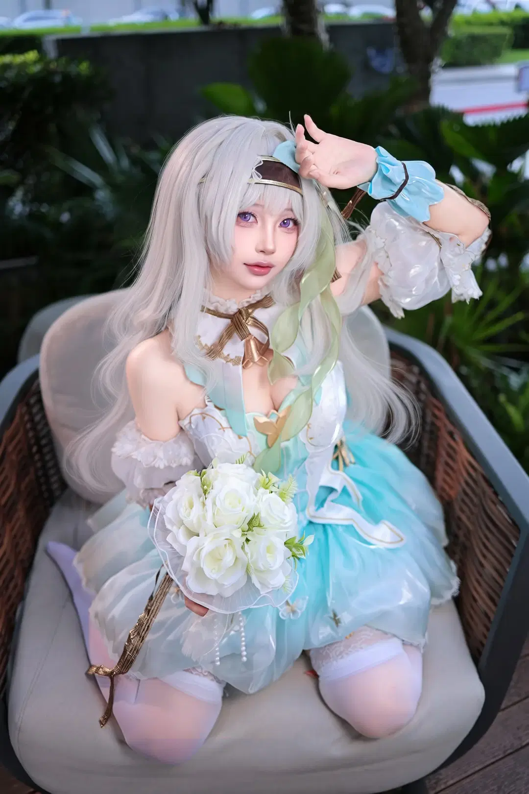 【流萤cos】崩坏星穹铁道花嫁造型拍摄记录 - 晓歪xyyy - 第2张