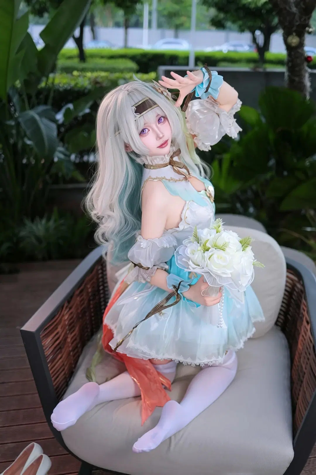 【流萤cos】崩坏星穹铁道花嫁造型拍摄记录 - 晓歪xyyy - 第3张