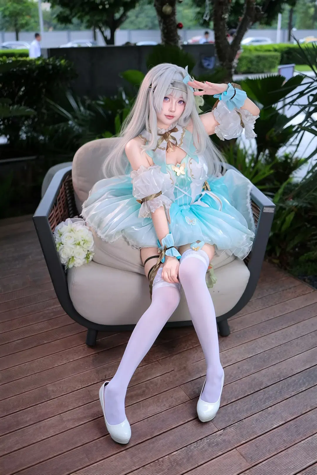 【流萤cos】崩坏星穹铁道花嫁造型拍摄记录 - 晓歪xyyy - 第5张