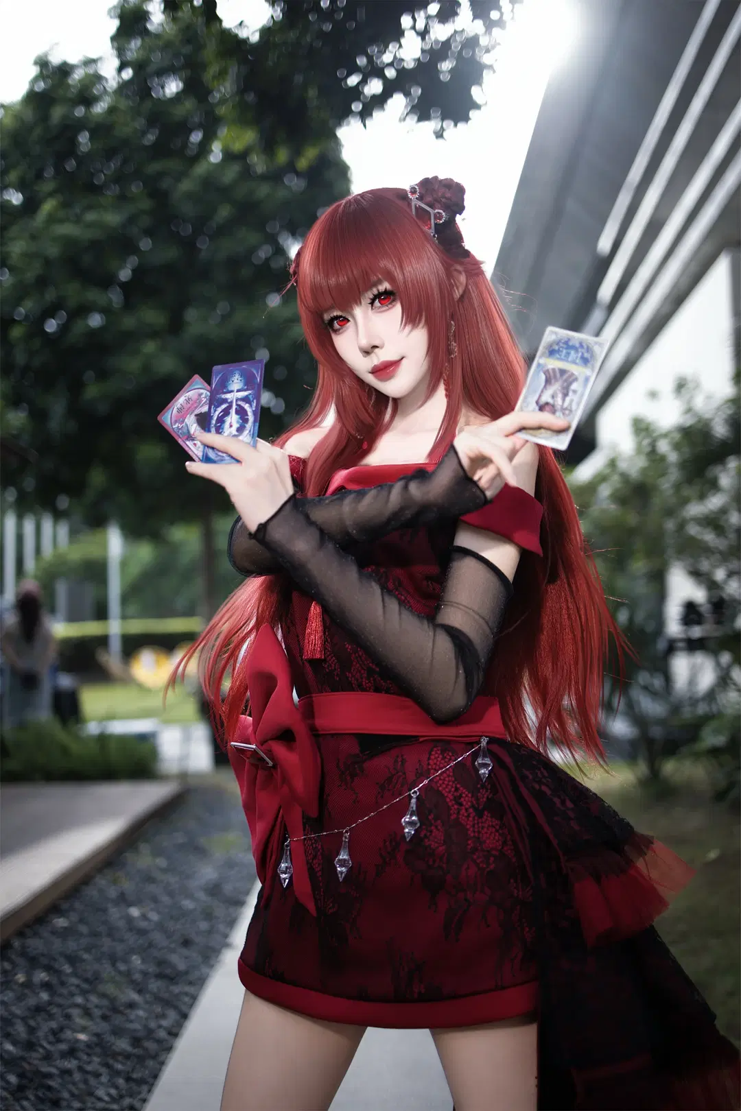 【齊娜cos】葉羅麗黑化後的暗黑哥特風造型記錄 - 晓歪xyyy - 第2張