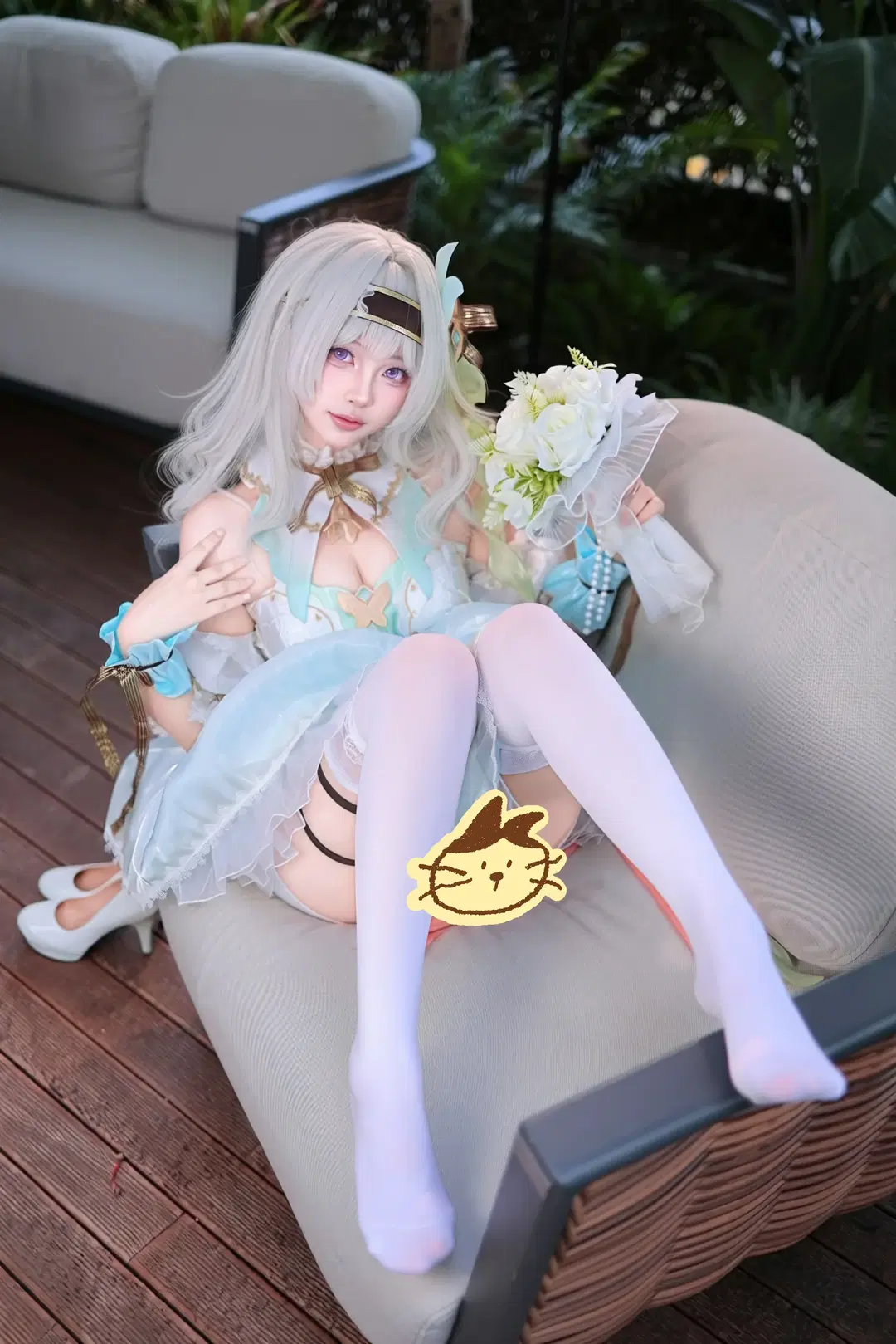【流萤cos】星穹铁道流萤精灵公主造型的户外拍摄记录 - 晓歪xyyy - 第2张