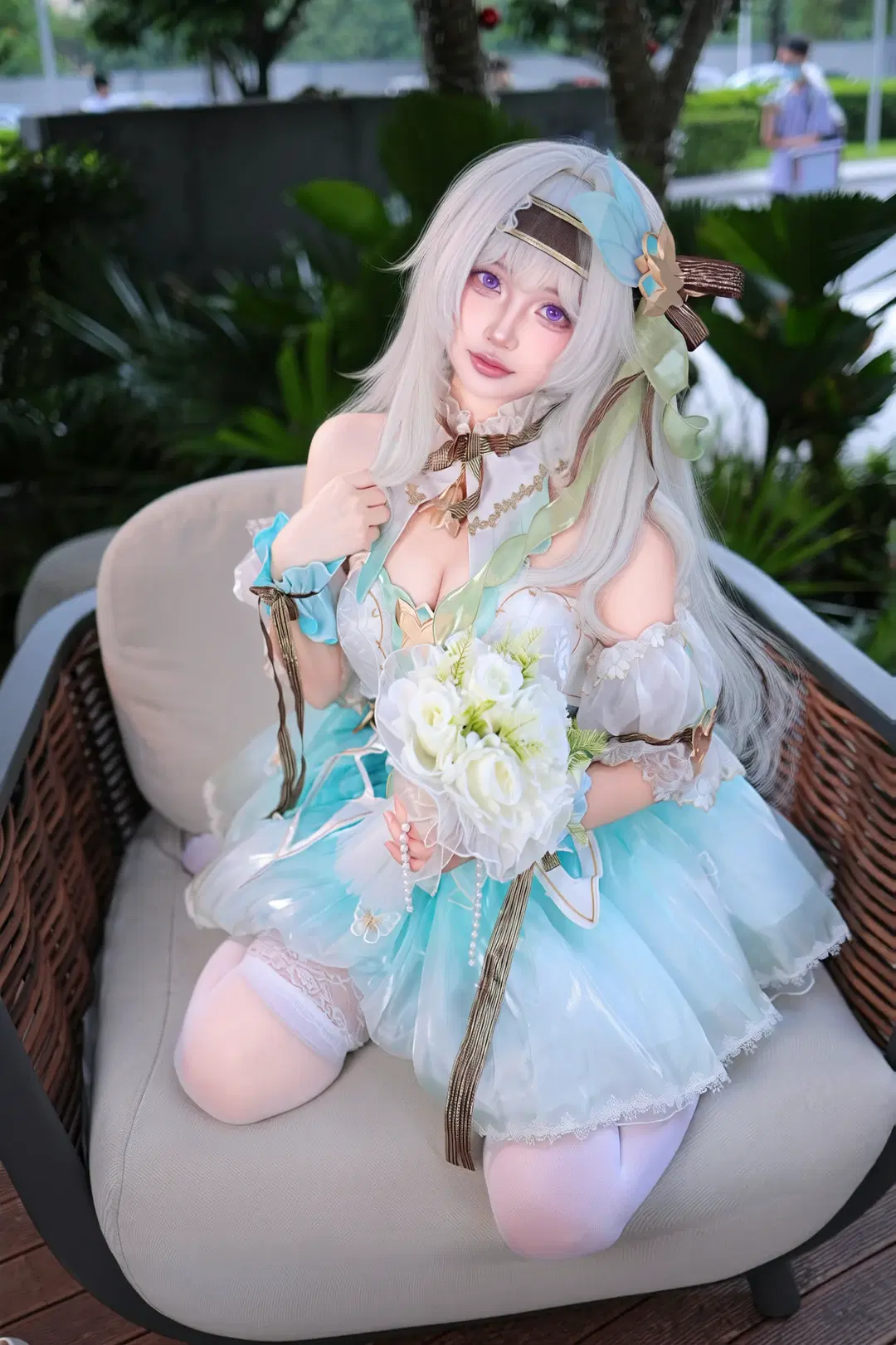 【流萤cos】星穹铁道流萤精灵公主造型的户外拍摄记录 - 晓歪xyyy - 第3张