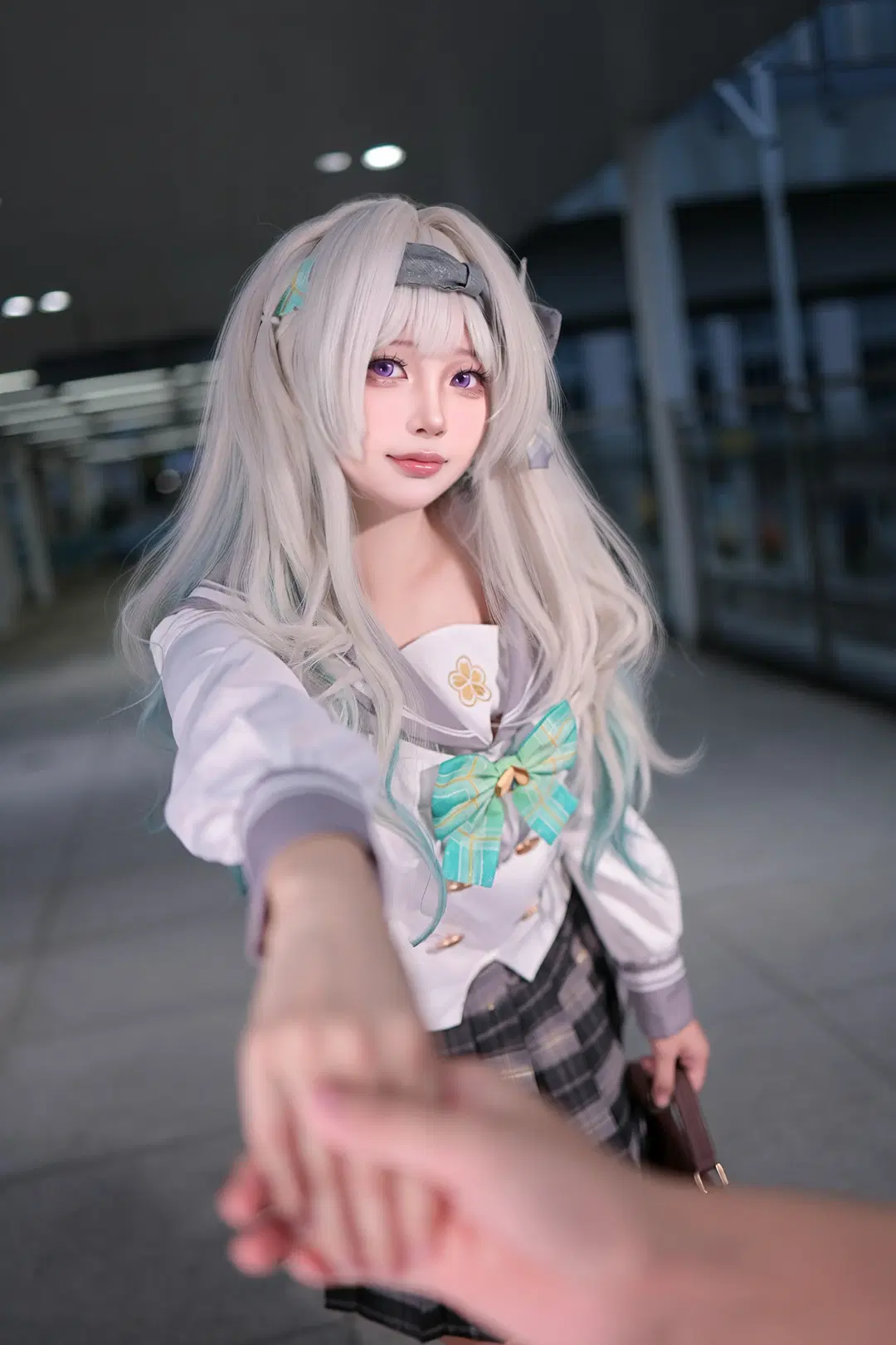 【流萤cos】星穹铁道春日手信JK制服拍摄记录 - 晓歪xyyy - 第2张