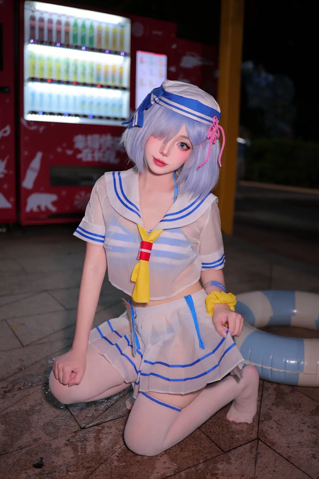 泳裝cos, 從零開始的異世界生活, 白絲, 水手服, 雷姆cos