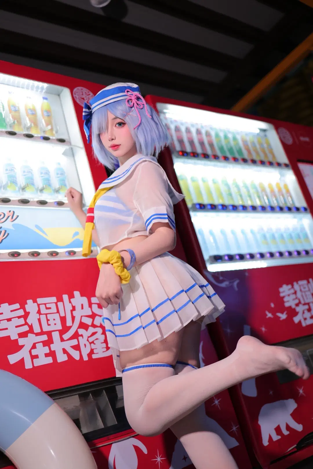 【雷姆cos】從零開始的異世界生活 泳裝水手服夜景正片 - 晓歪xyyy - 第3張