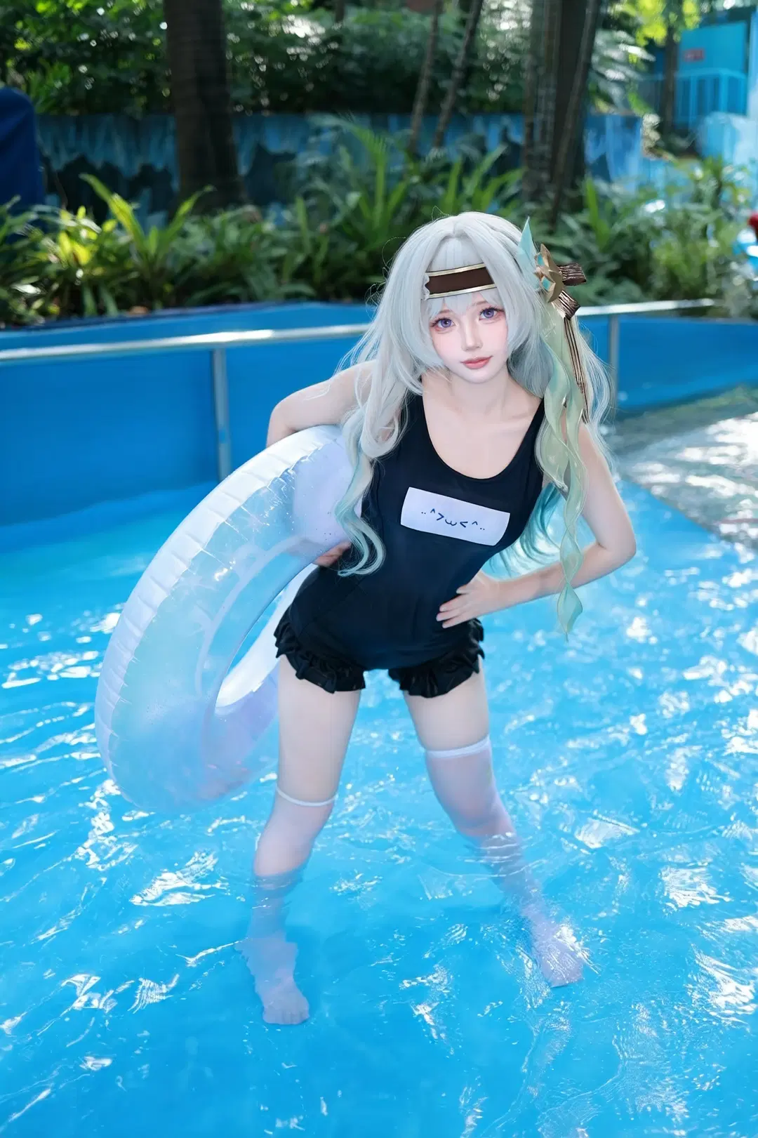 【ホタル コスプレ】崩壊：スターレイル、夏のプールで魅せる清涼なひととき - 晓歪xyyy - 2枚目