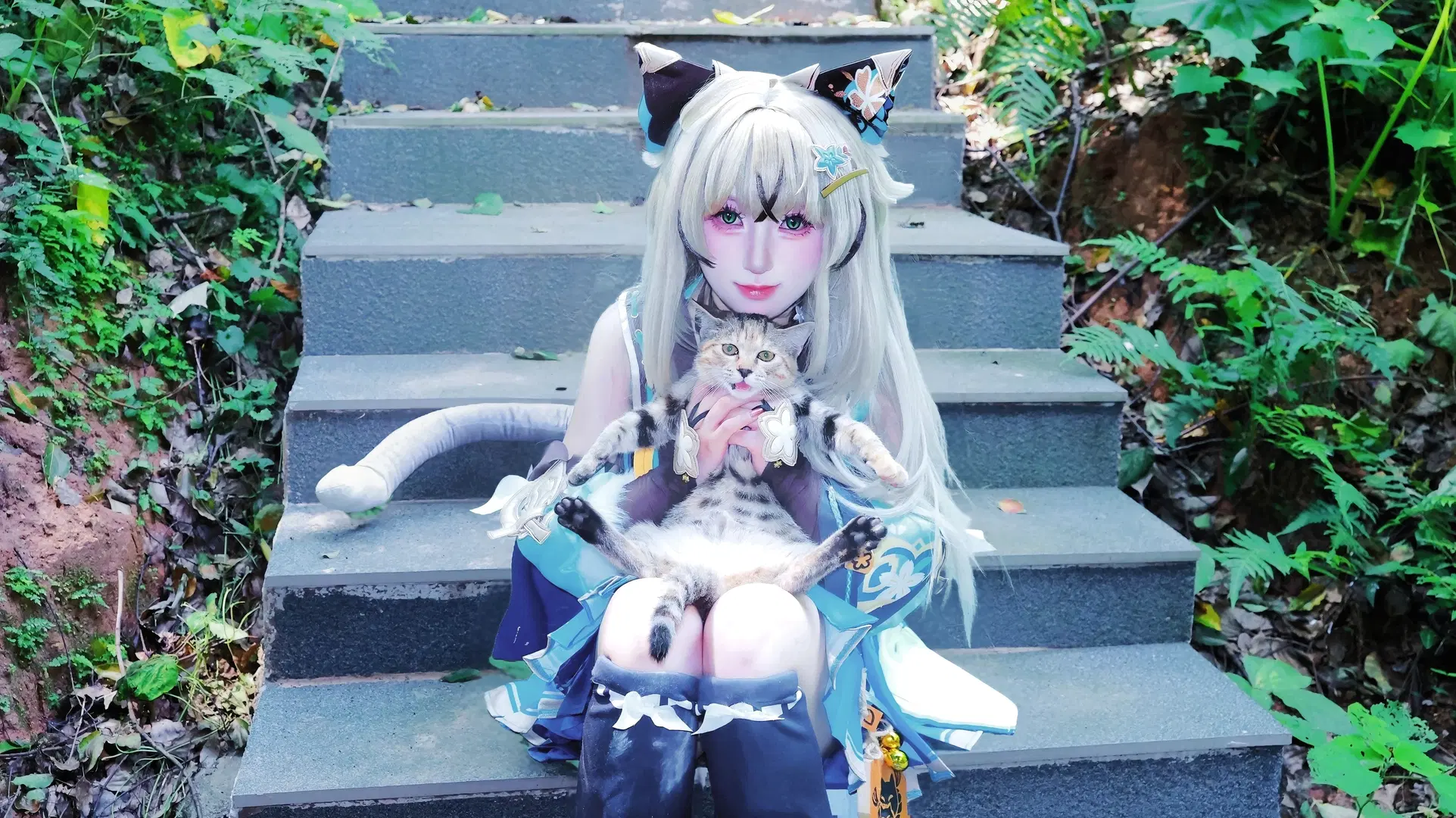 【绮良良cos】原神里的快递员，在森林里迷失了 - 正琪琪 - 第3张