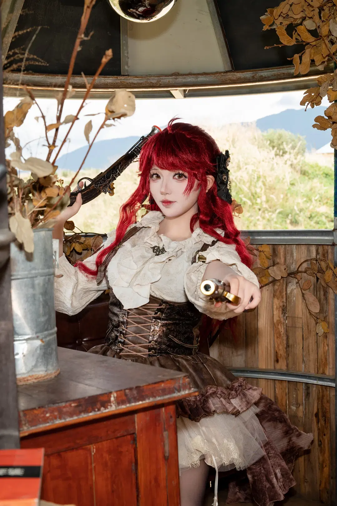 蒸汽朋克Lolita紅髮造型，機械與蕾絲的碰撞 - Y3 - 第5張
